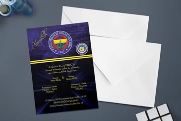 Fenerbahçeli sünnet davetiyeleri